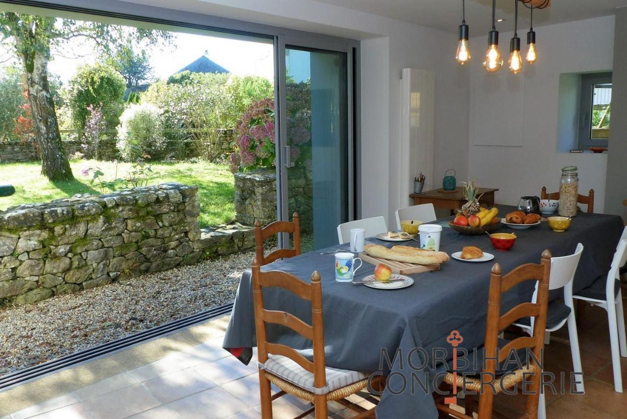 Belle Longere En Campagne A Larmor Baden Villa Eksteriør bilde