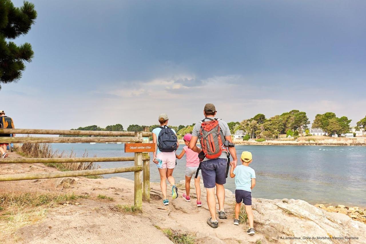 Belle Longere En Campagne A Larmor Baden Villa Eksteriør bilde